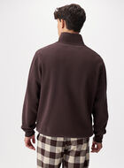 Plaid Applique Quarter Zip