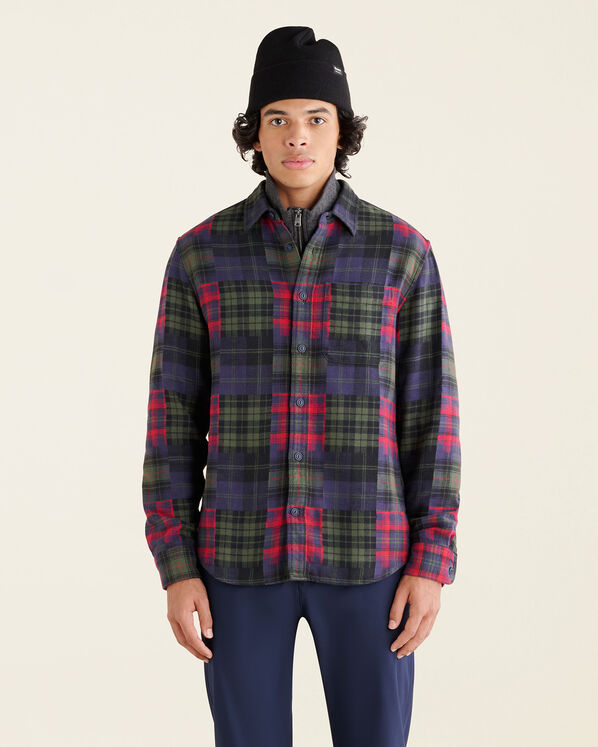 Patchwork Flannel Shirt