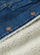 Levi's&reg;  Collarless Crop Womens Sherpa Trucker Jacket