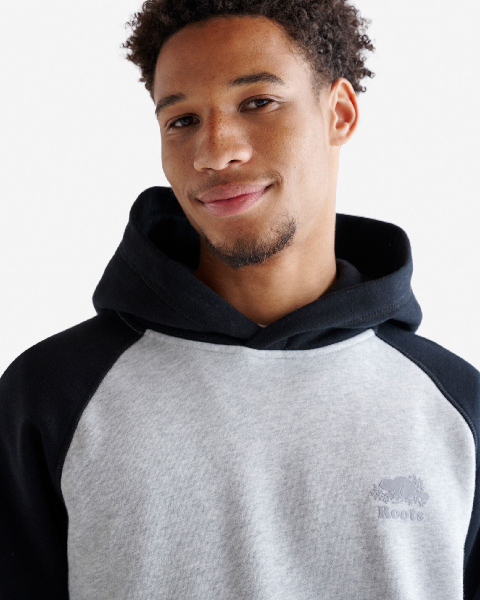 Organic Cooper Colour Block Hoodie