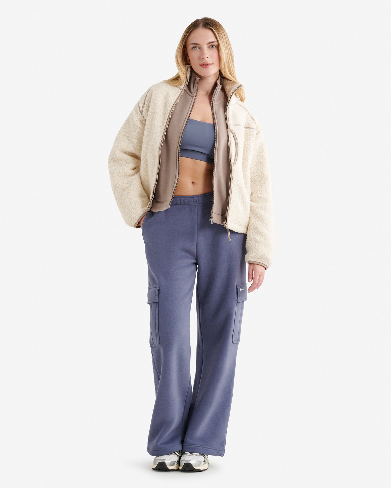 Cloud Cargo Wide Leg Sweatpant