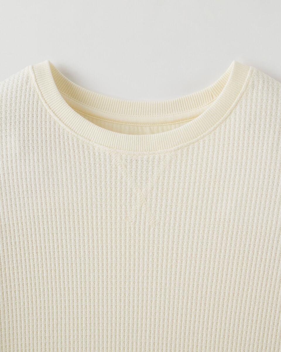 Waffle Long sleeve Top