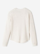 Waffle Long Sleeve Top