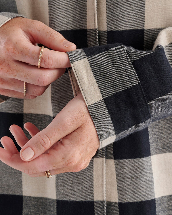 Womens Park Plaid Pajama Set