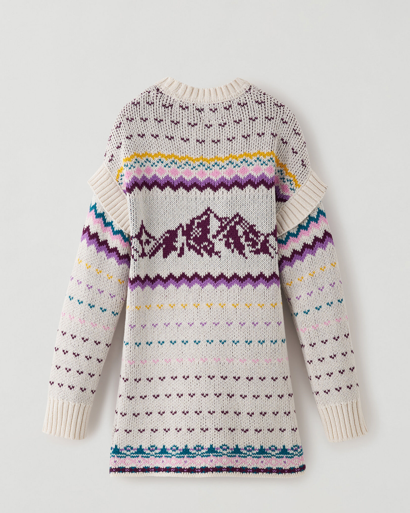 Girls fair isle sweater dress deals
