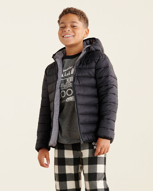 Kids Roots Reversible Puffer Jacket