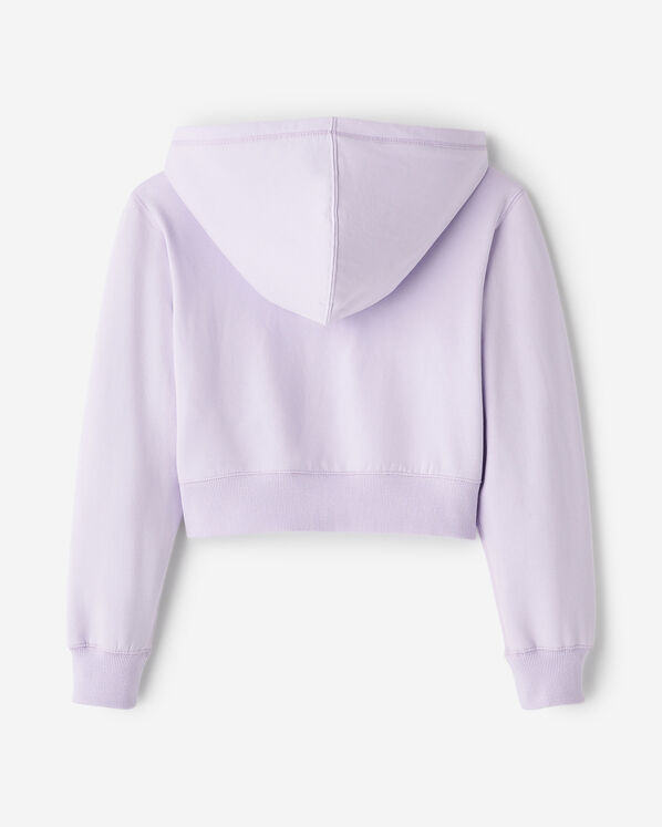 Girls Organic Cooper Shrunken Zip Hoodie