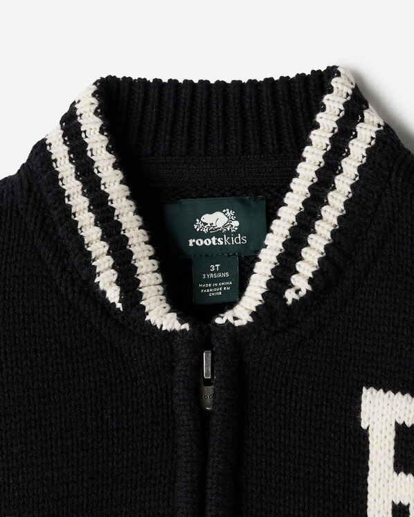 Toddler Roots Knit Varsity Jacket