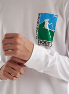 T-shirt à manches longues rétro alpin pour homme
