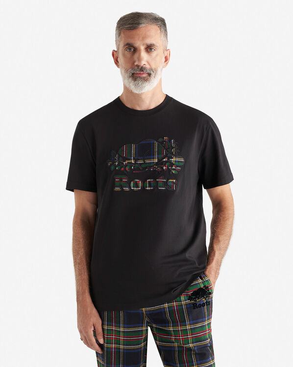 T-shirt à carreaux Cooper pour hommes