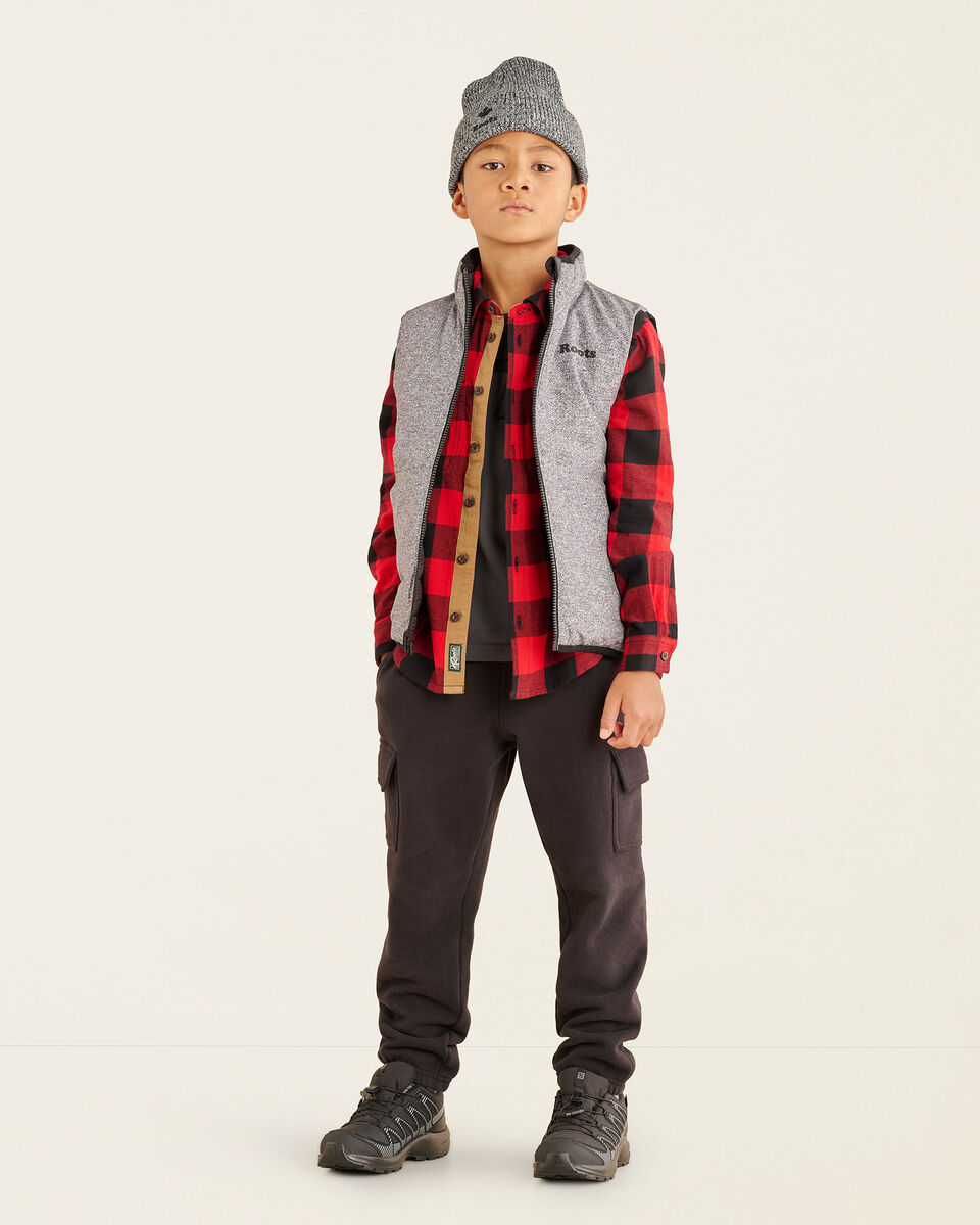 Kids Relaxed Park Plaid Shirt
