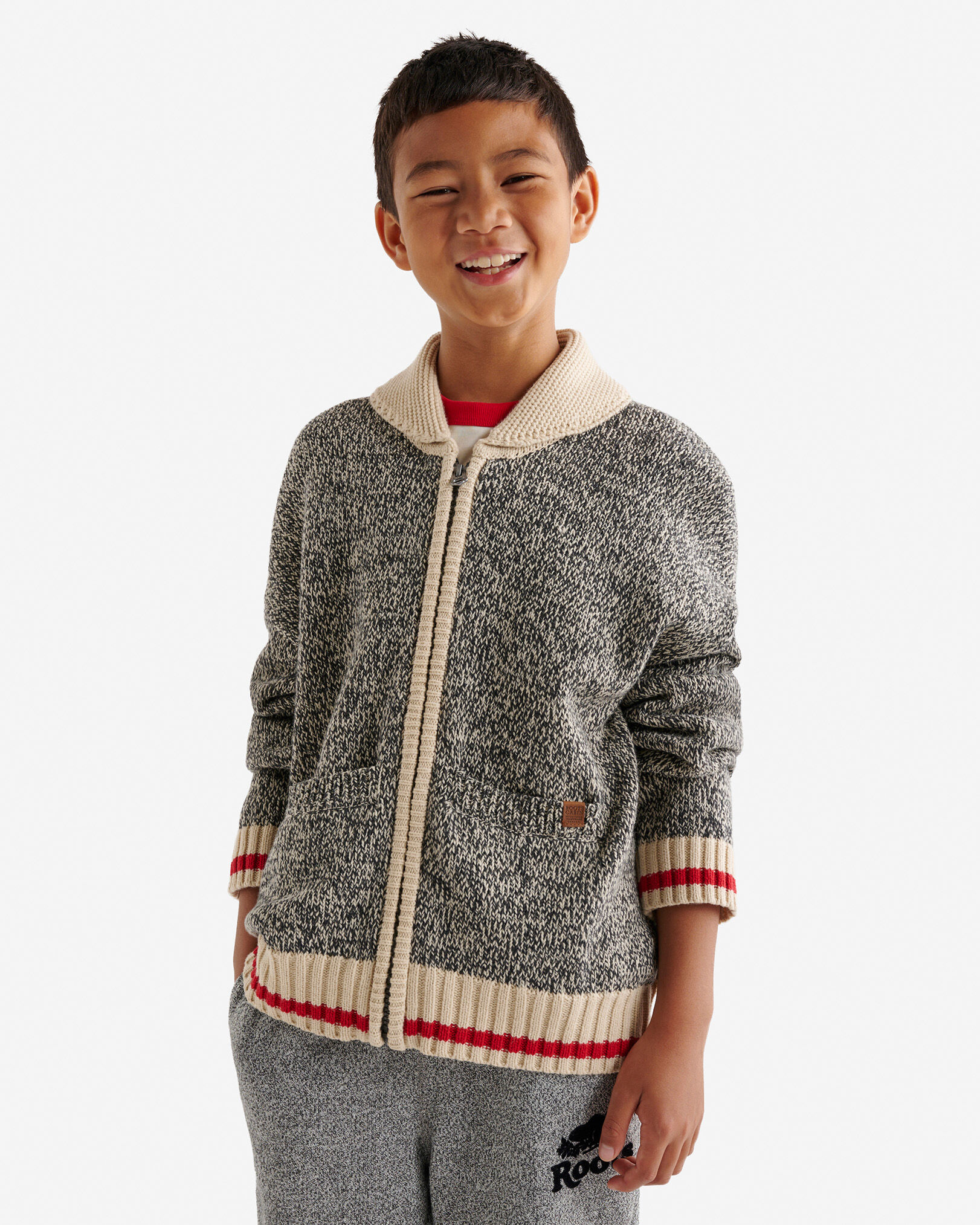 Kids Cabin Shawl Cardigan Tops Roots