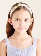 Kids Floral Knit Hair Set