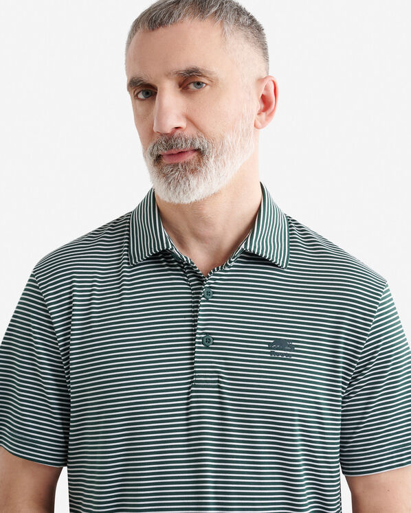 Renew Knit Striped Polo