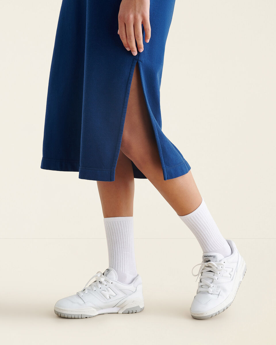 Organic Cooper Hoodie Midi Dress