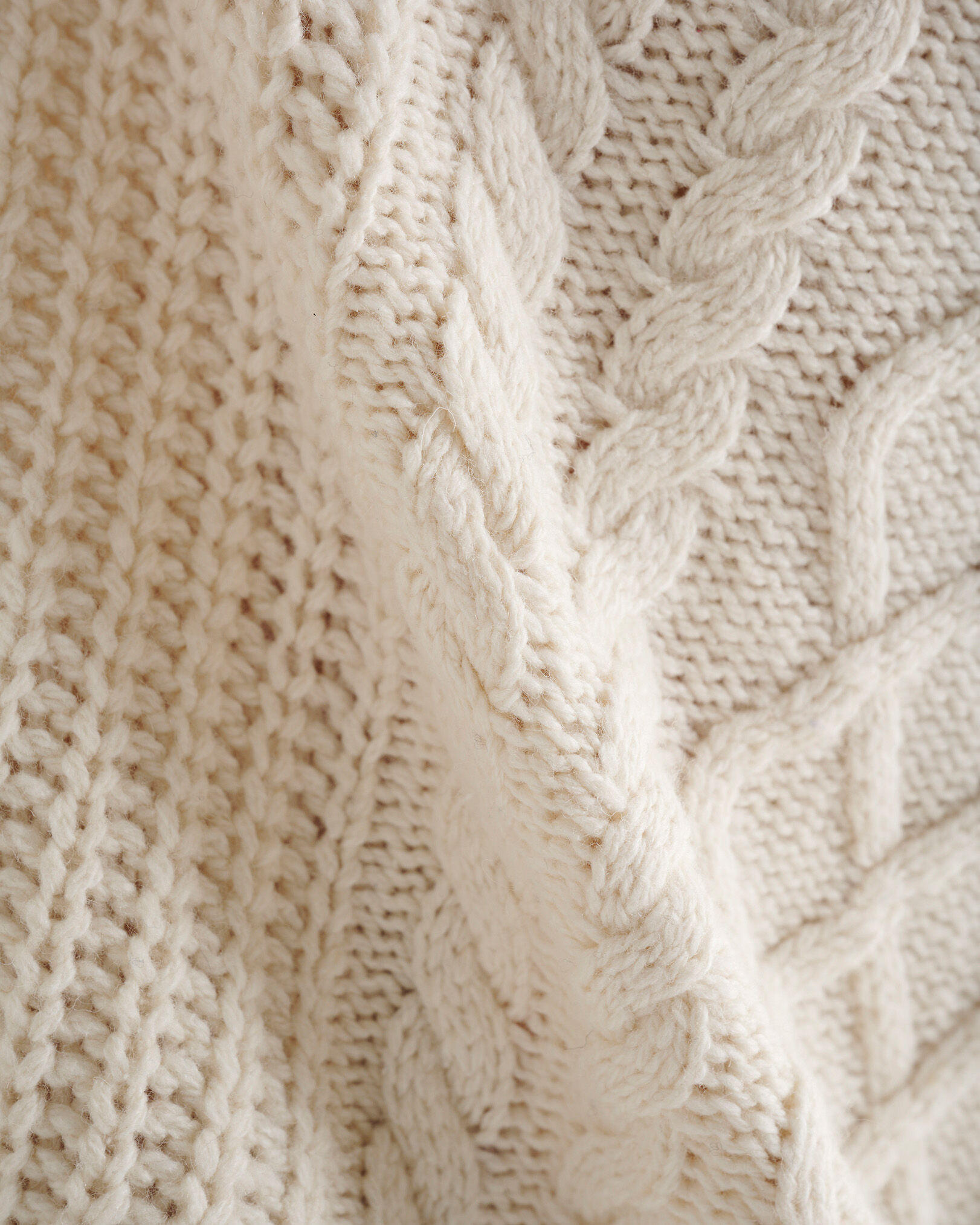 Lodge Cabled Crew Sweater