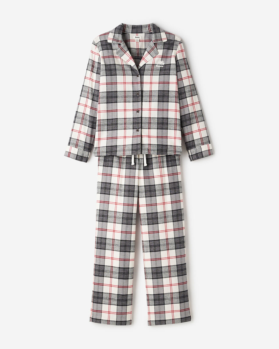 Womens Plaid Pajama Set