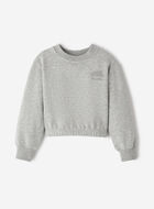 Toddler Girls Cozy Cinched Crew Sweatshirt