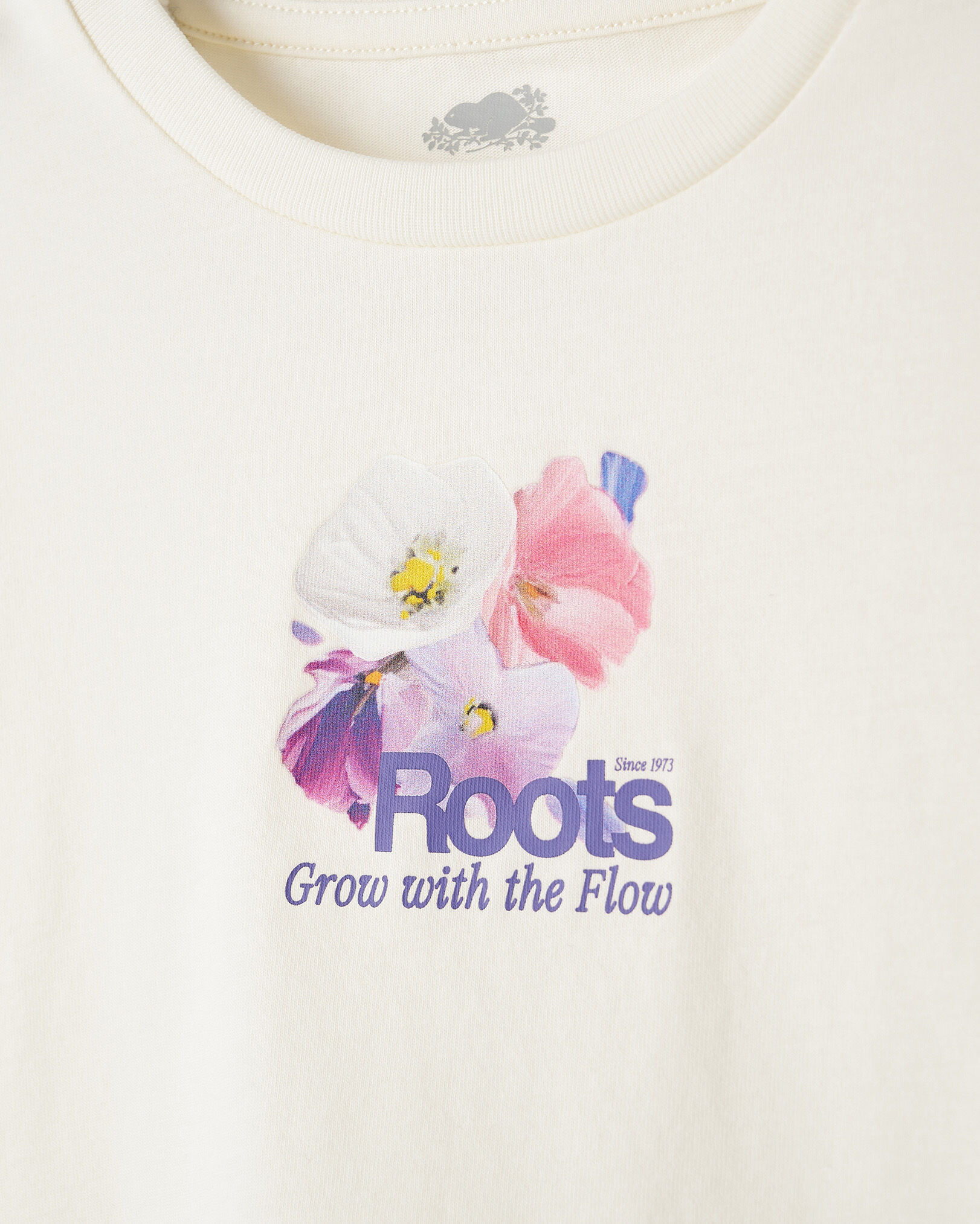 T-shirt ajusté à motif floral pour tout-petits