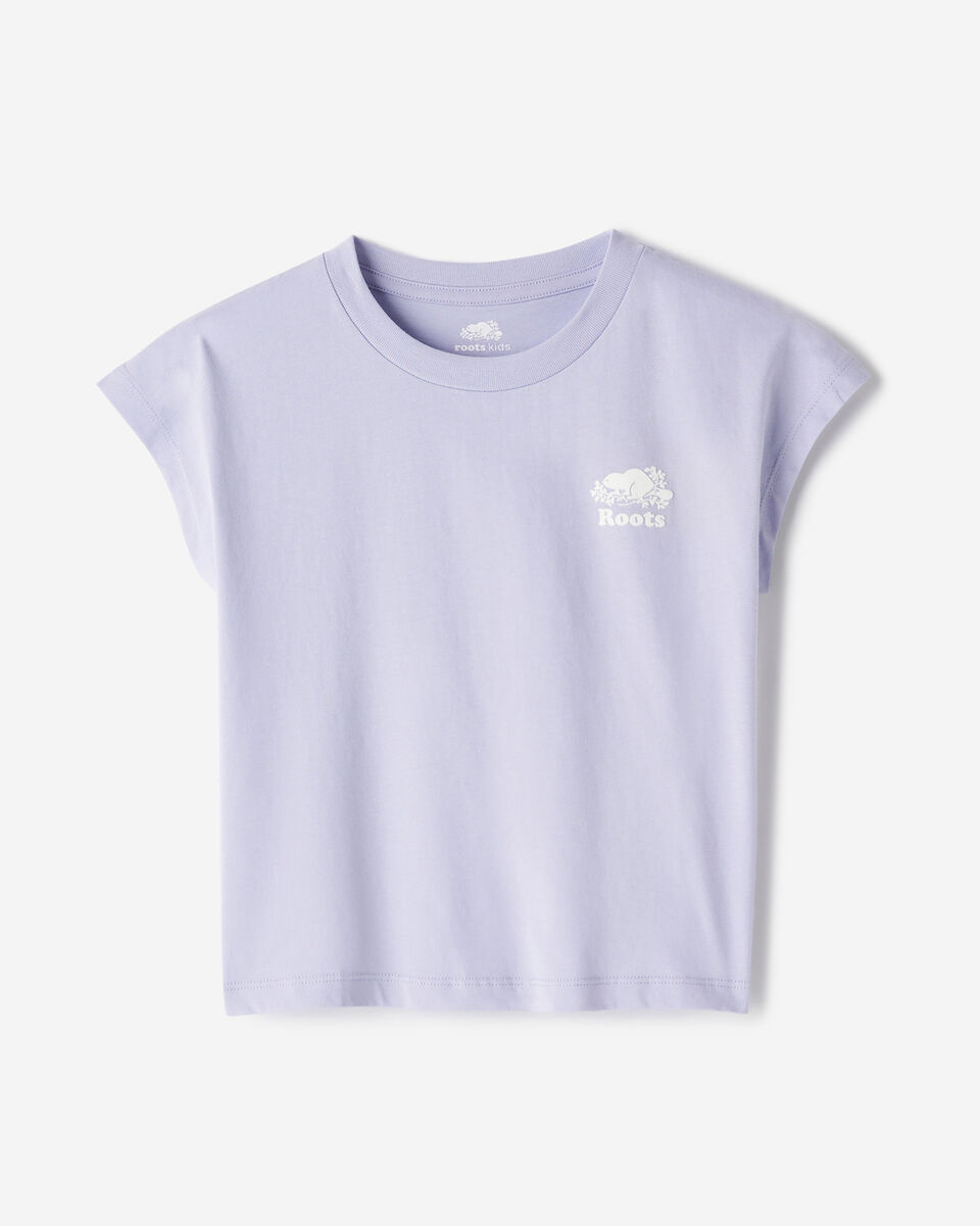 Girls Sleeveless Boxy T-Shirt