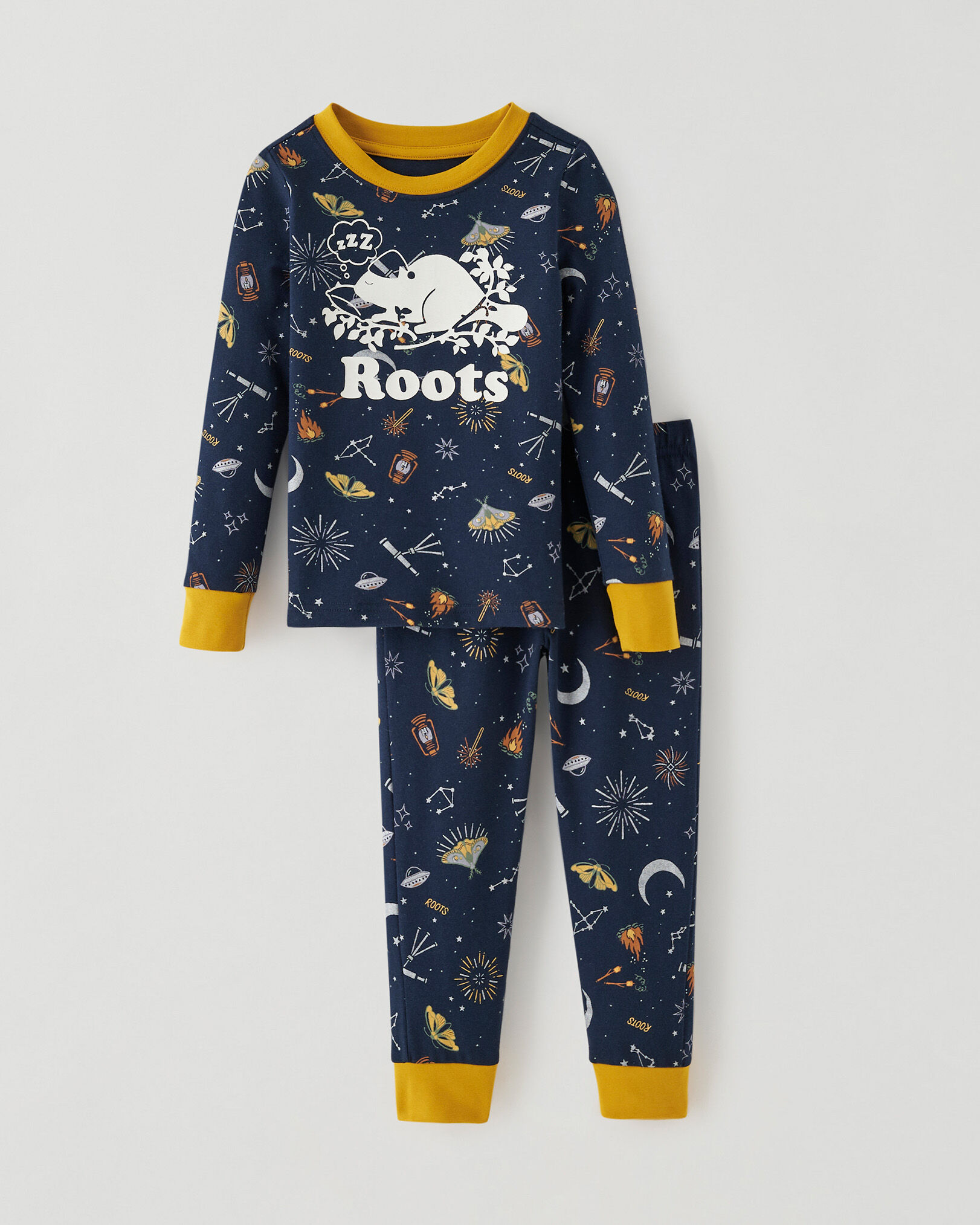 Toddler Fall Camping PJ Set Pajamas Roots