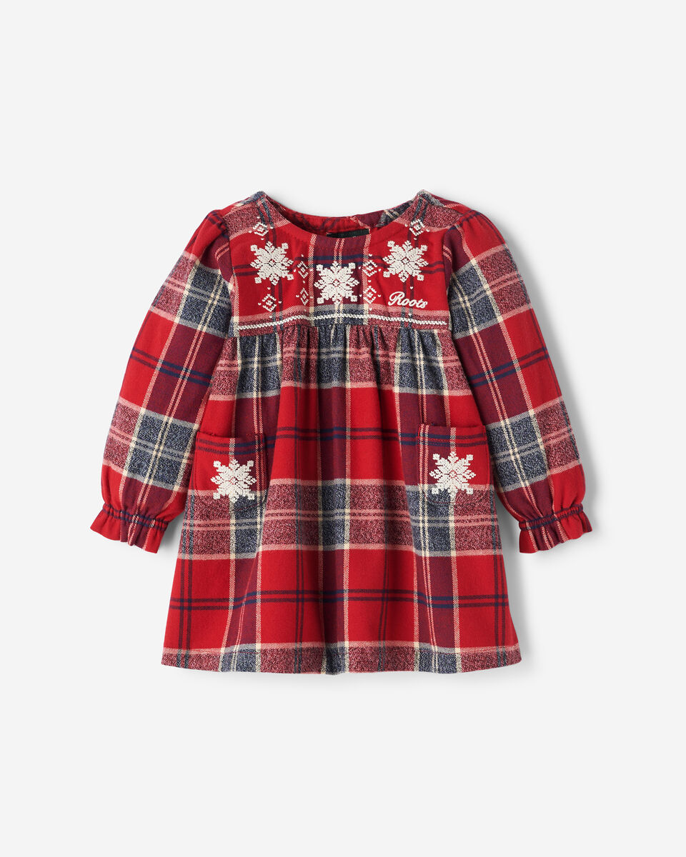 Baby Plaid Tidings Dress