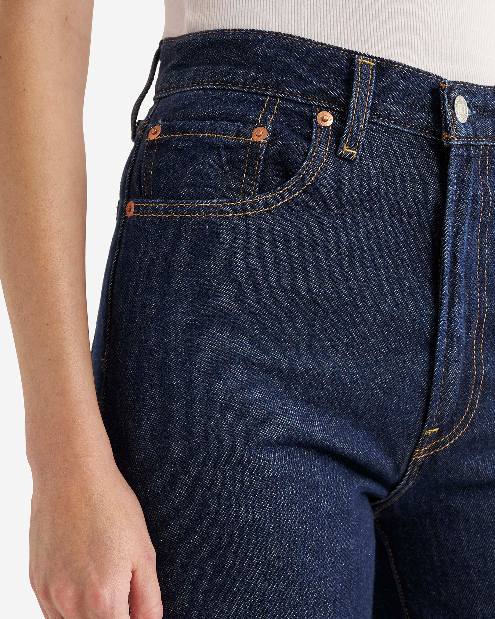 Jean à jambe large et taille haute Levi's pour femme