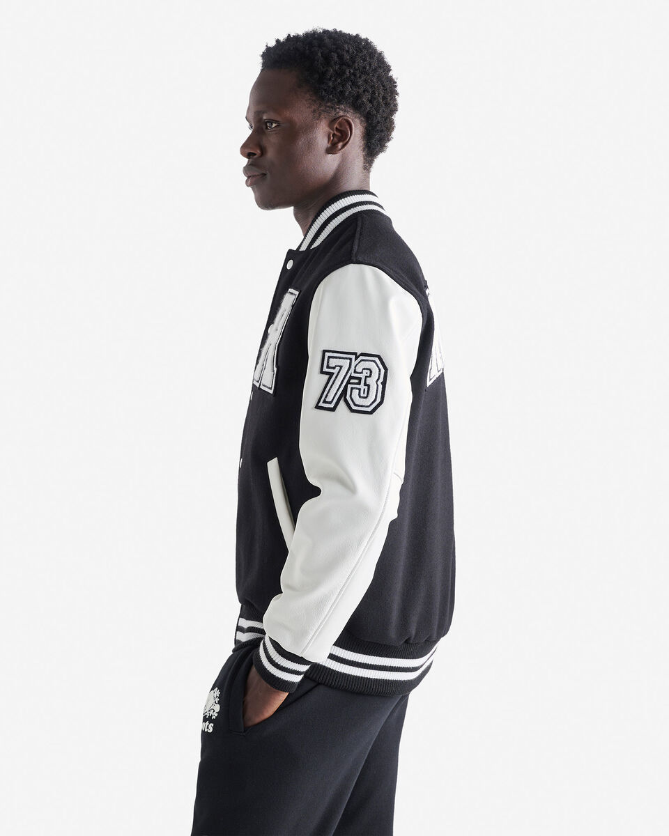 Blouson universitaire rétro pour homme