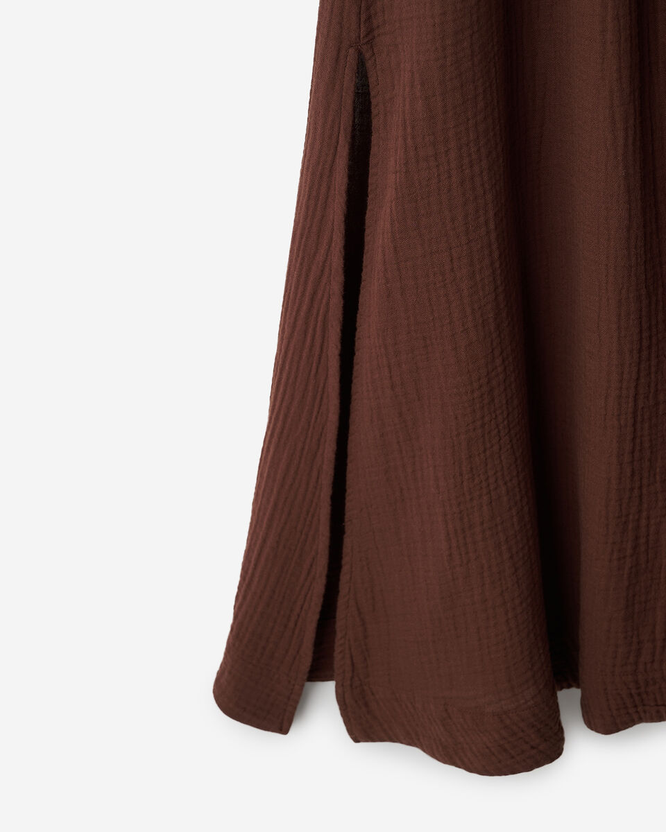 Robe chemise en gaze de coton Isla