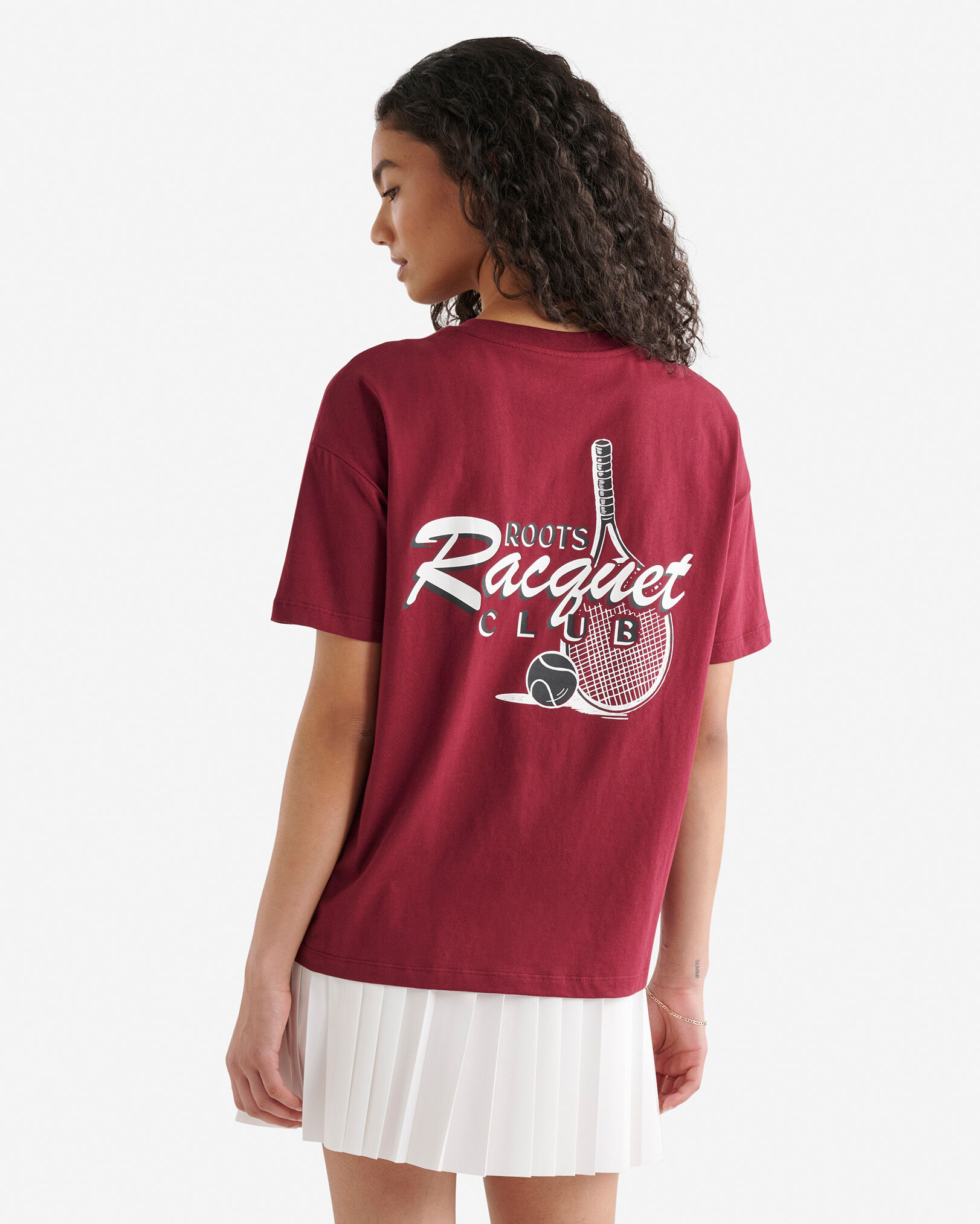 Womens Roots Racquet Club T-Shirt