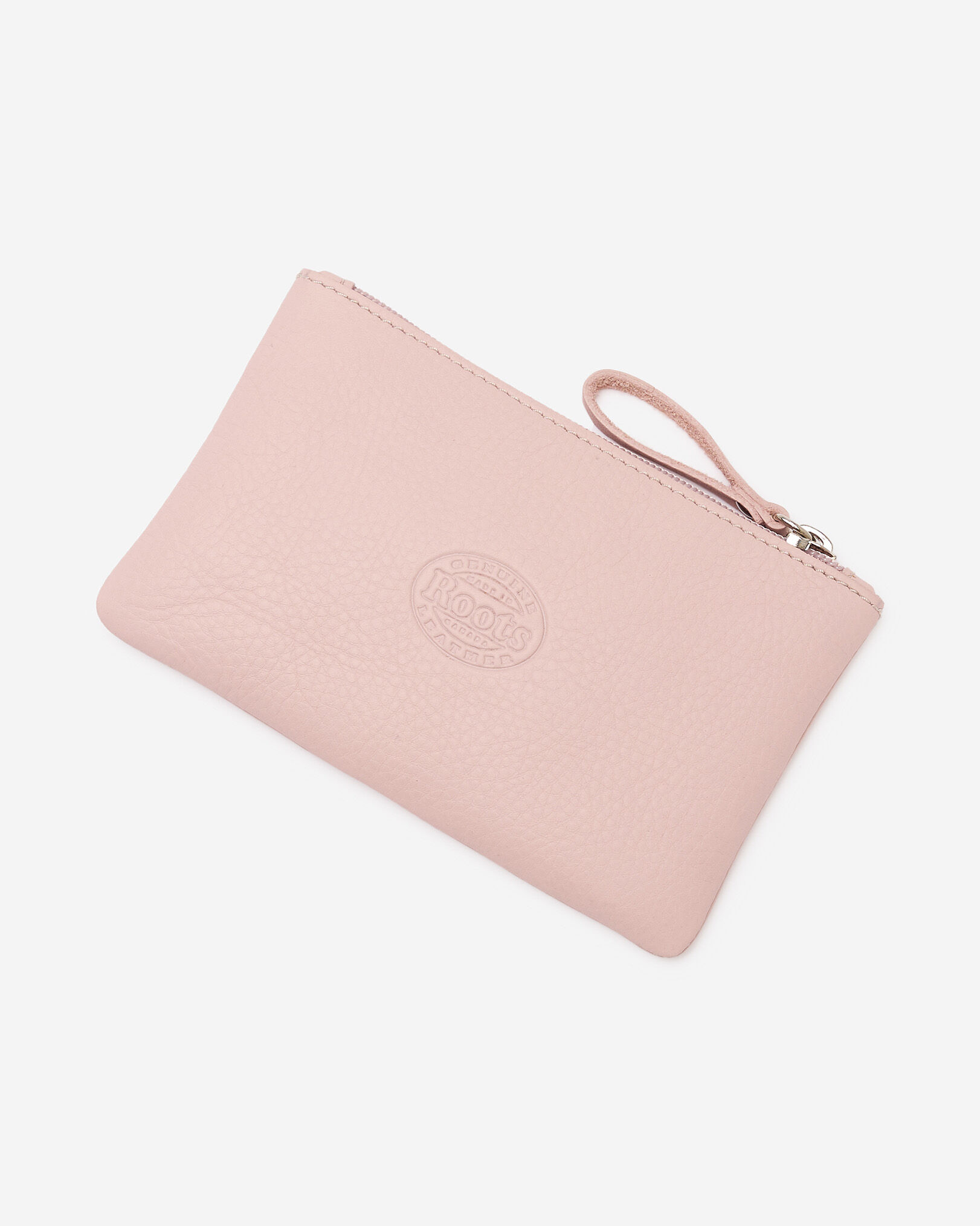 Pochette moyenne à glissière en cuir Nuage