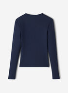 Roam Rib Fitted Long Sleeve Top