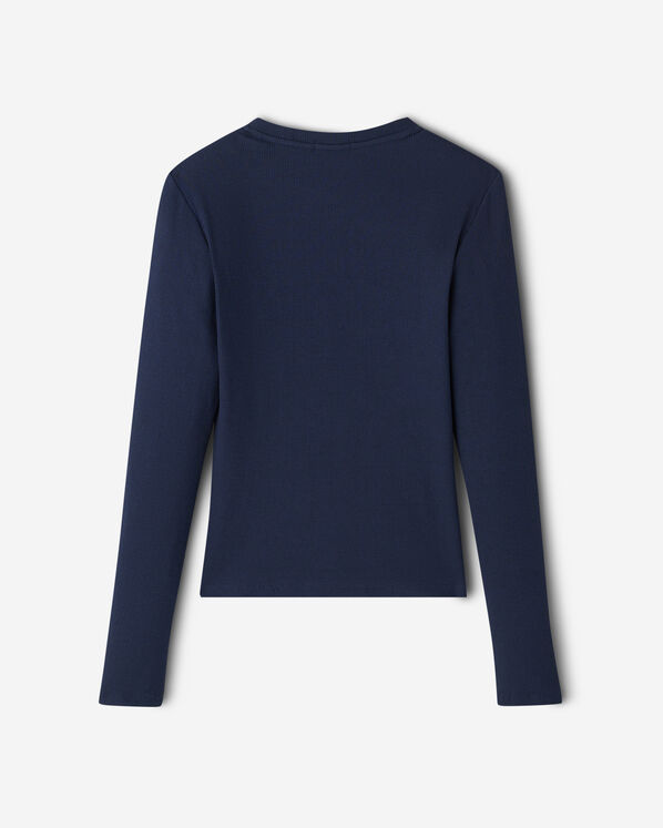 Roam Rib Fitted Long Sleeve Top