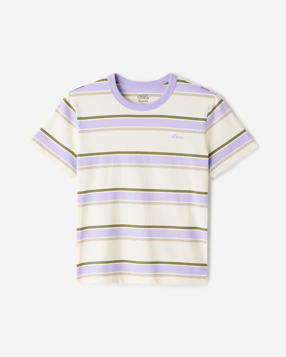 Womens Myrle Striped Short Sleeve T-Shirt