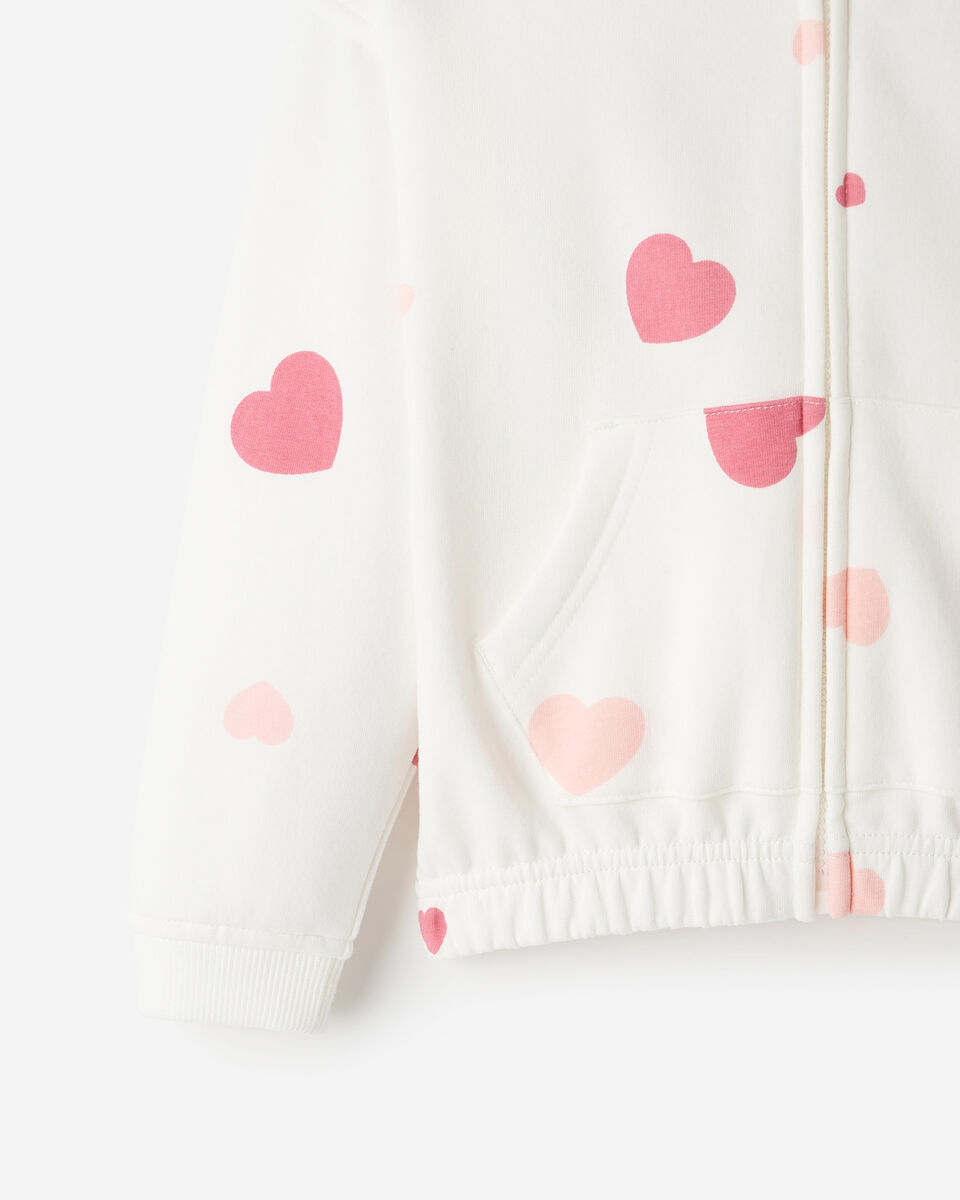 Chandail &agrave; capuchon et glissi&egrave;re douillet Amour Ourson pour tout-petits