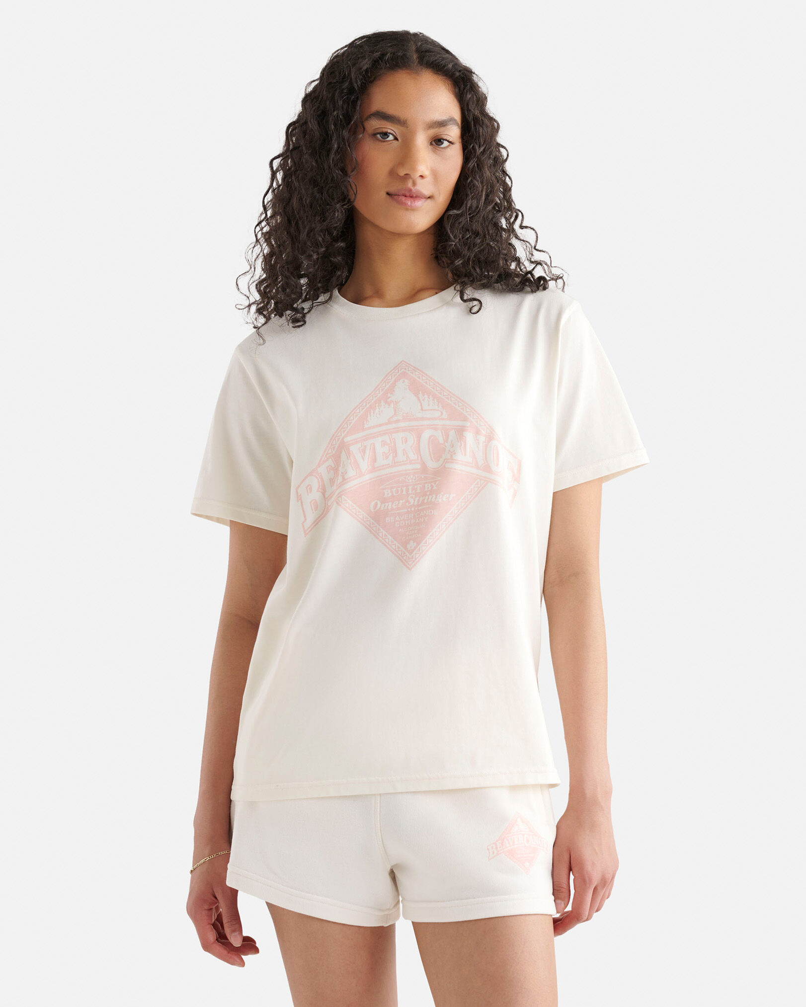 Womens Beaver Canoe T-Shirt