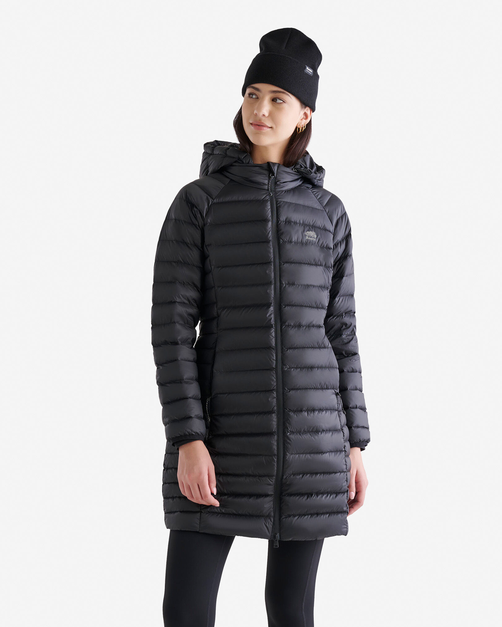 Roots Long Packable Down Jacket Jackets Outerwear Roots
