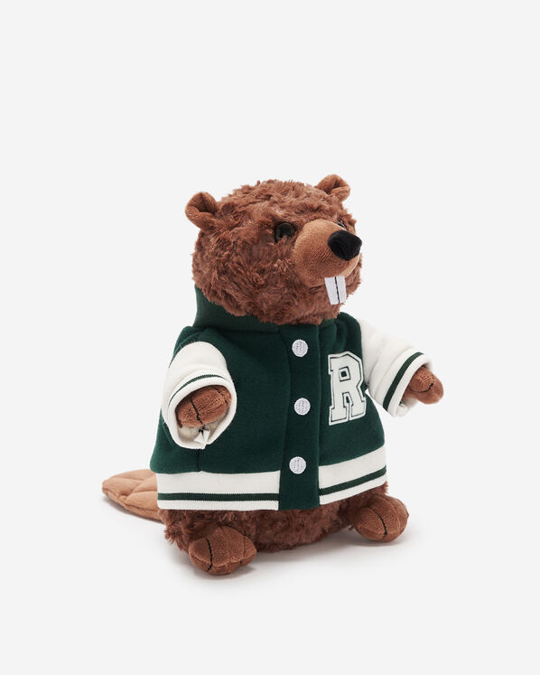 Castor en peluche Blouson universitaire