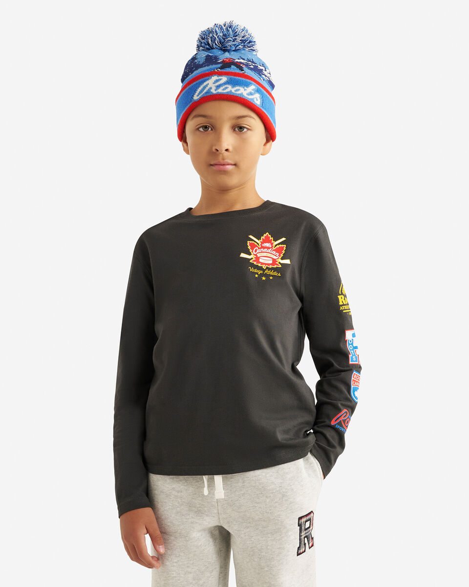 T-shirt à manches longues Hockey pour enfants