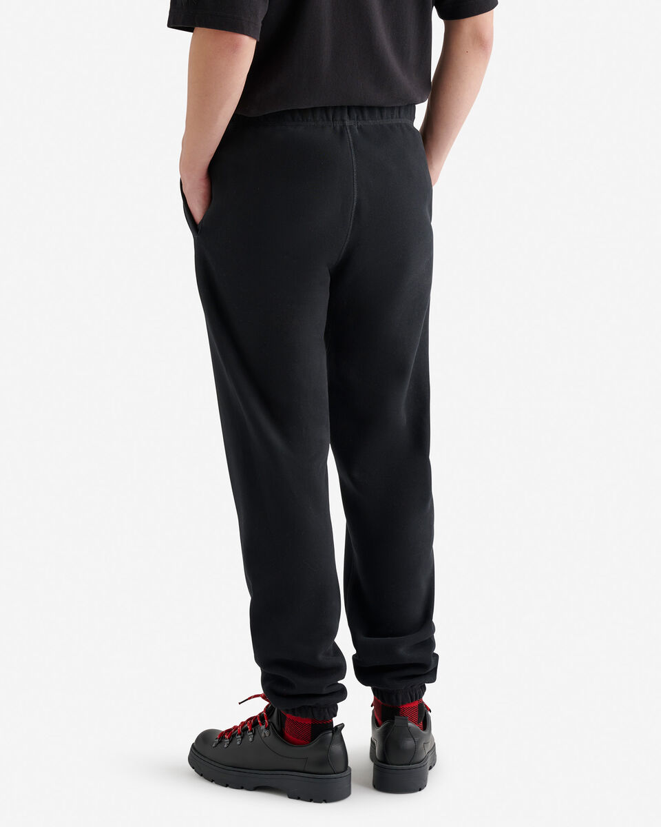Pantalon en molleton avec appliqué à carreaux