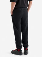 Pantalon en molleton avec appliqué à carreaux