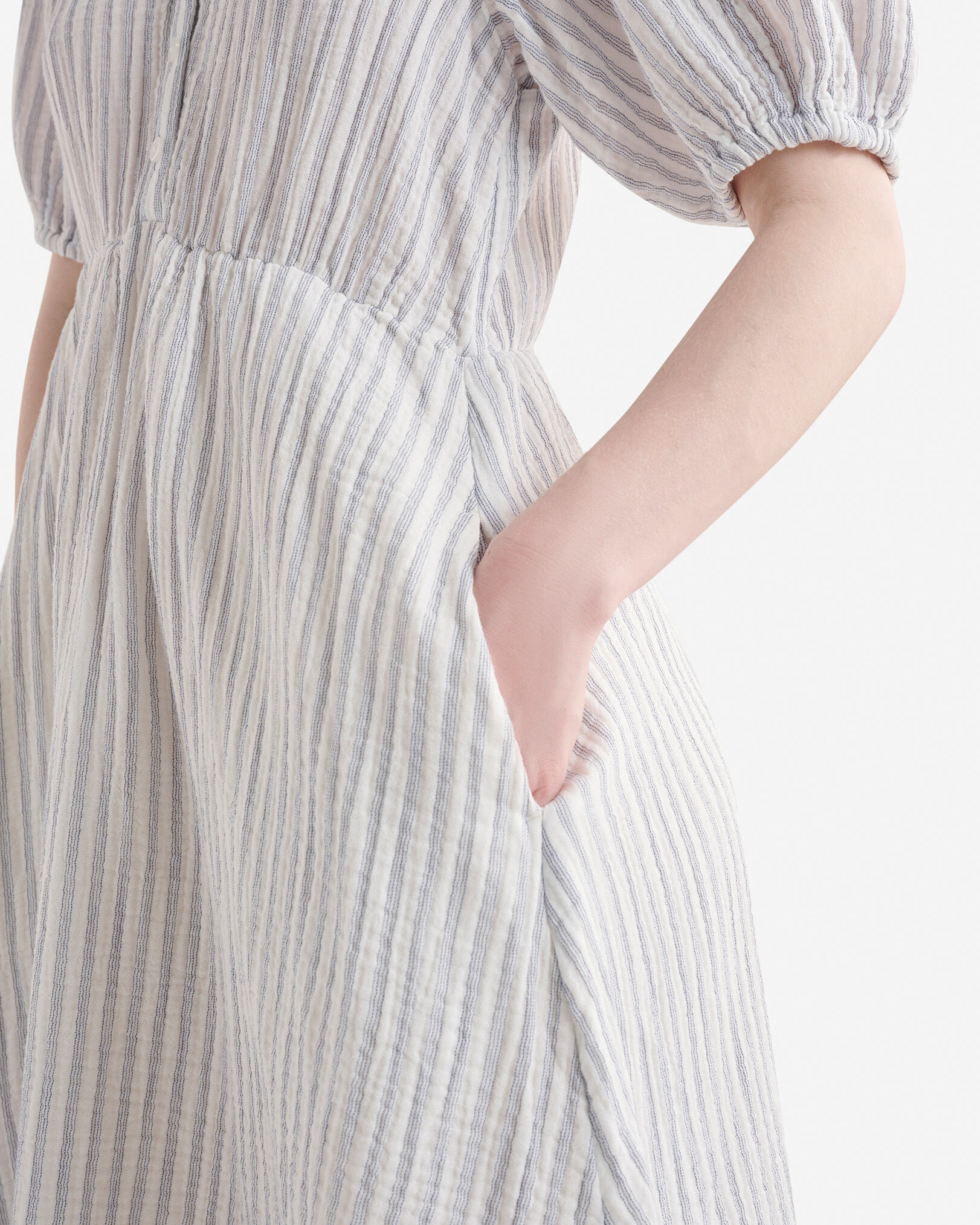 Isla Cotton Gauze Print Tea Dress