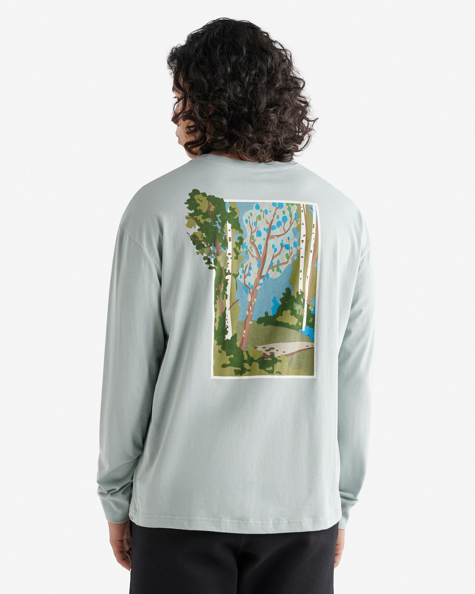 Mens Trail Relaxed Long Sleeve T-Shirt