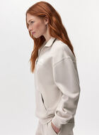 Organic Cooper Relaxed Quarter Zip Stein