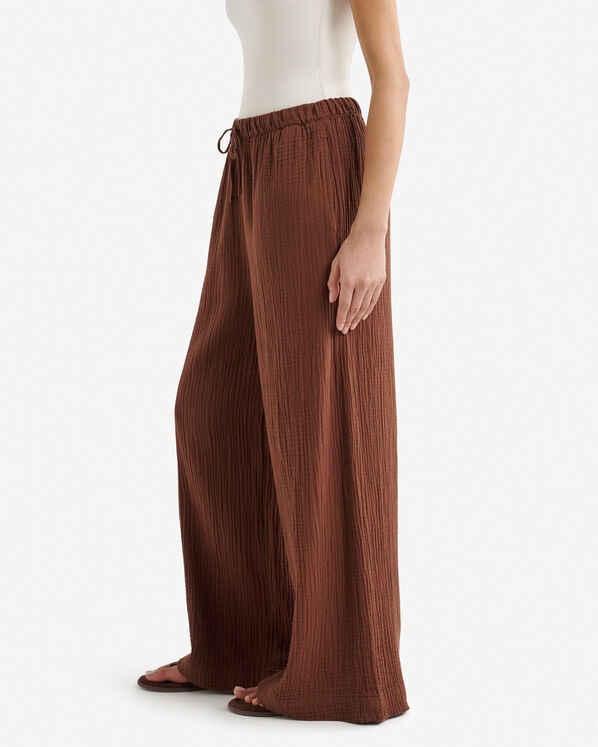 Isla Cotton Wide Leg Pant