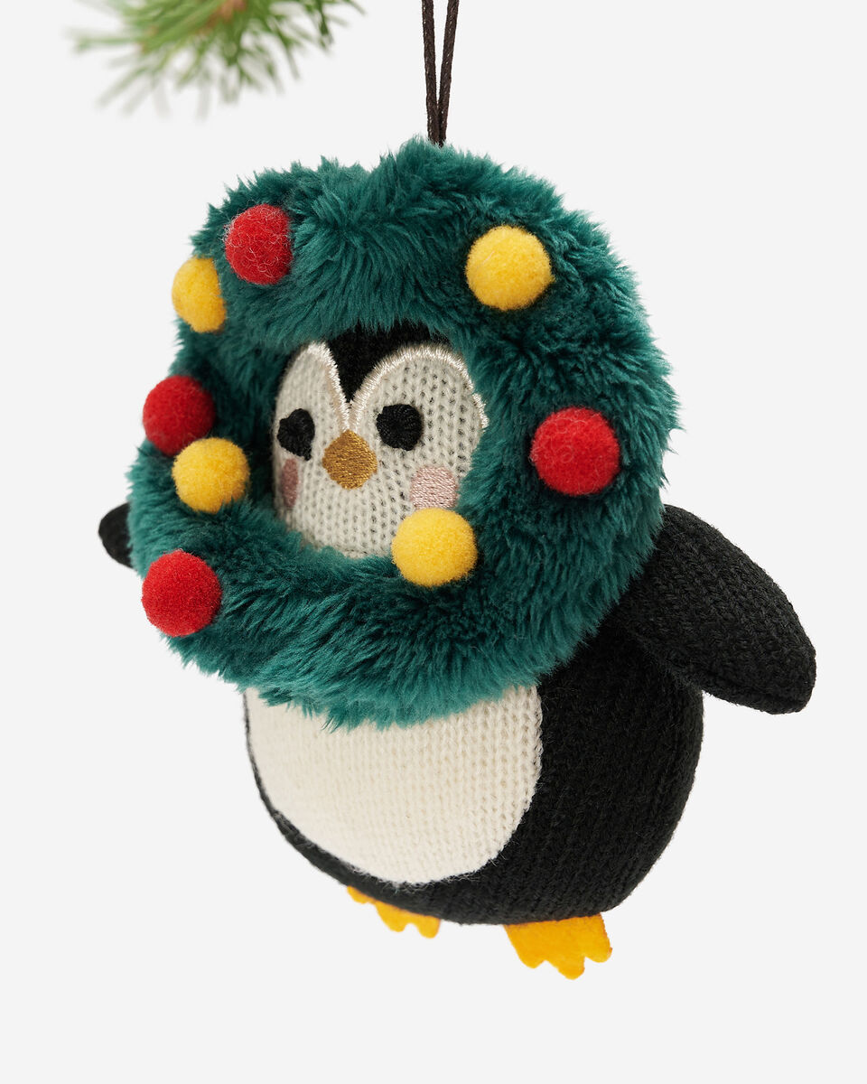 Wreath Penguin Ornament