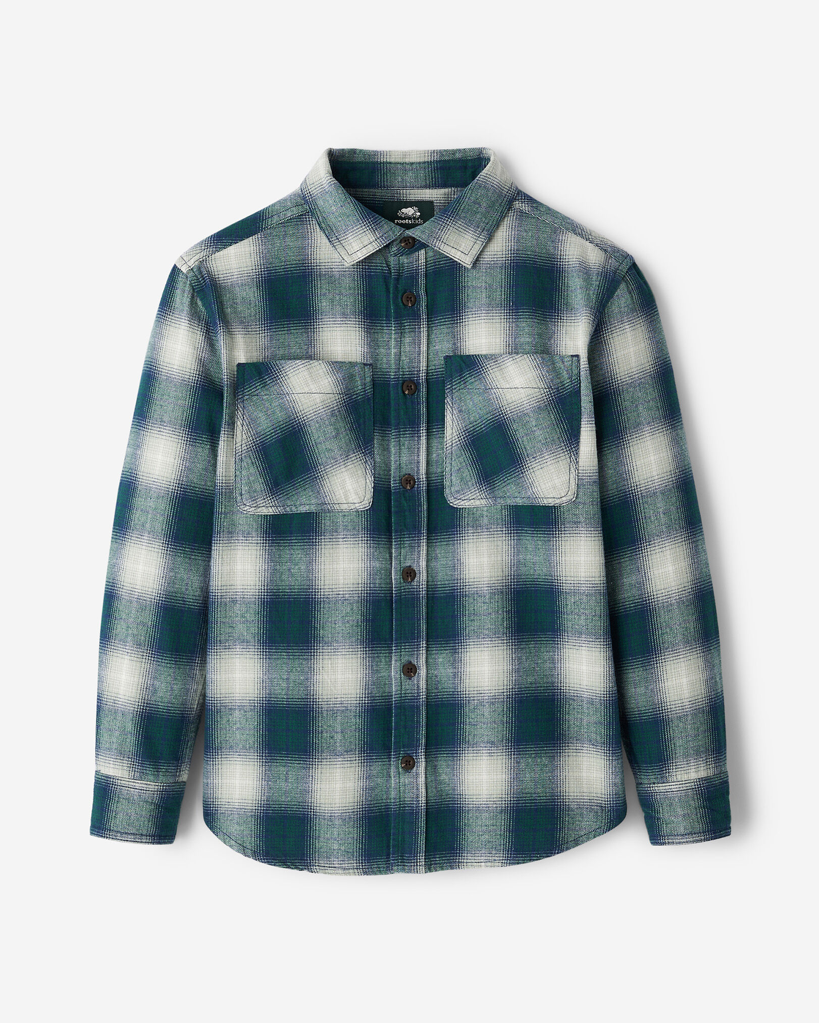 Kids Relaxed Plaid Shirt