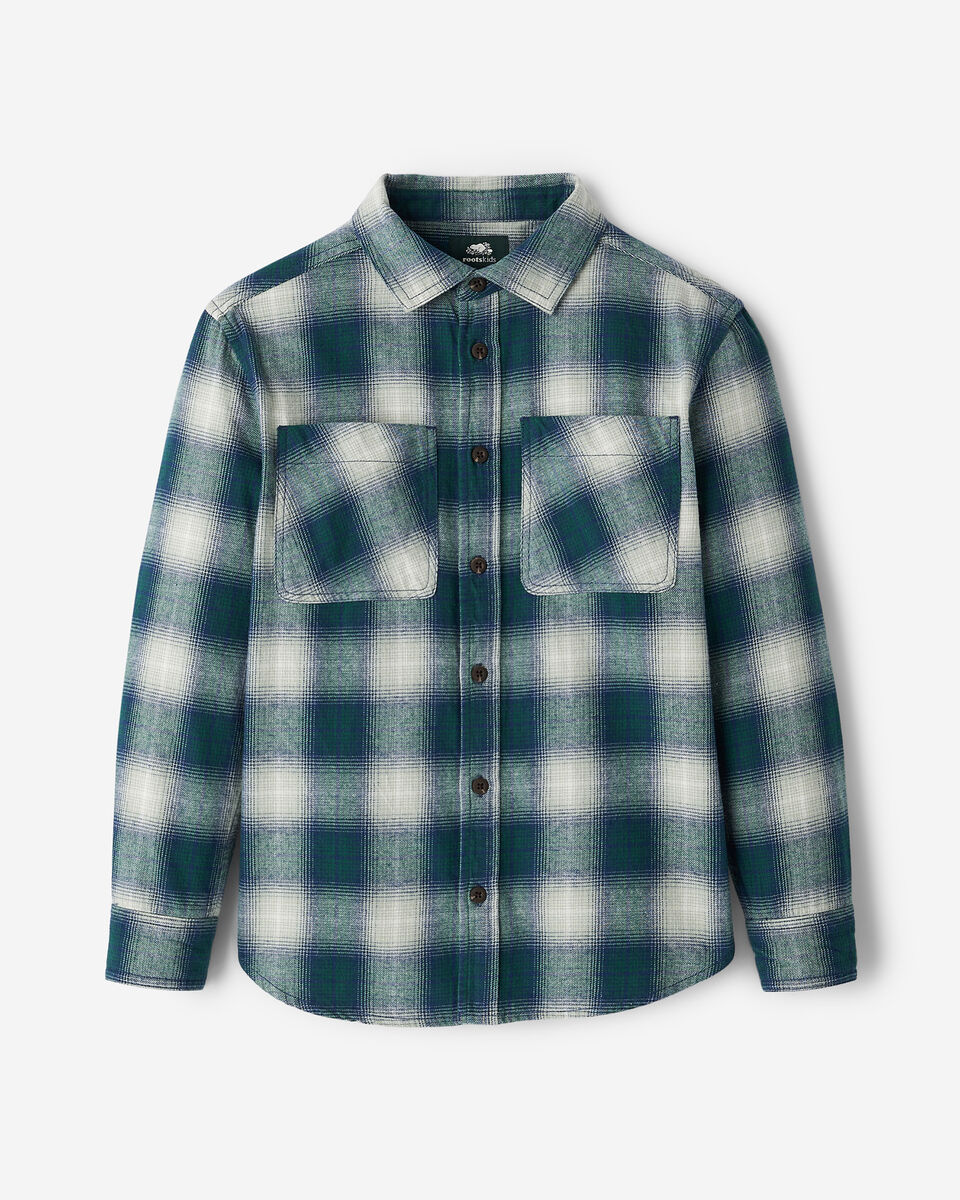 Kids Relaxed Plaid Shirt