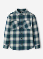 Kids Relaxed Plaid Shirt