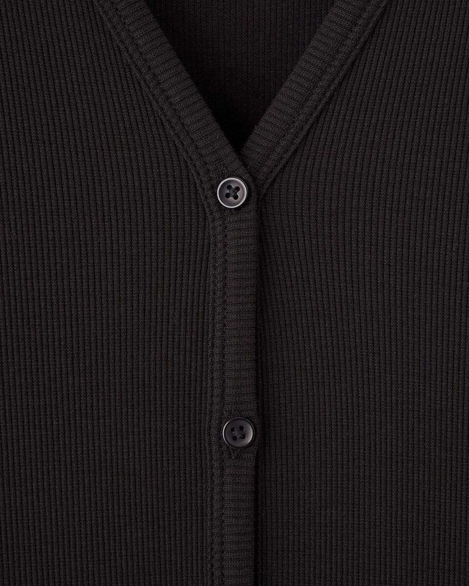 Cardigan en tricot côtelé